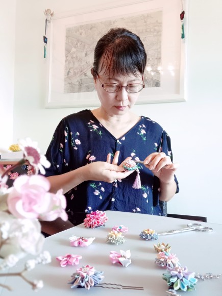 日式手作小花飾導師 – Doris